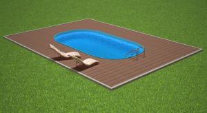 Oválný bazén 5x3m