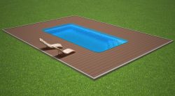 Obdélníkový bazén 6x3m