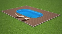 Oválný bazén 4x3m