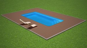 Obdélníkový bazén 6x3m